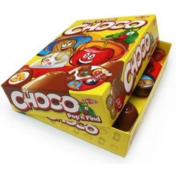 Tactic Choco, Brettspiel für 2-4 Spieler, klassisches Gedächtnisspiel zum Erdnüsse sammeln