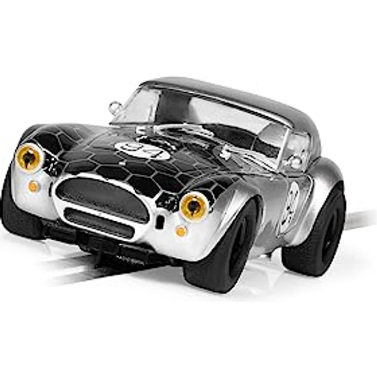 Scalextric Shelby Cobra 289 - CSX2201 - Snake Eyes, Rennbahn Zubehör mit Schlangenleder-Optik und Motorsportgeschichte – Bild 3