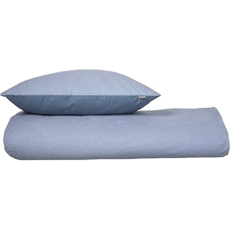 Schiesser Bettwäscheset Silva | Renforcé | 100% Baumwolle aus nachhaltiger Produktion | 155x220cm + 80x80cm | Blau