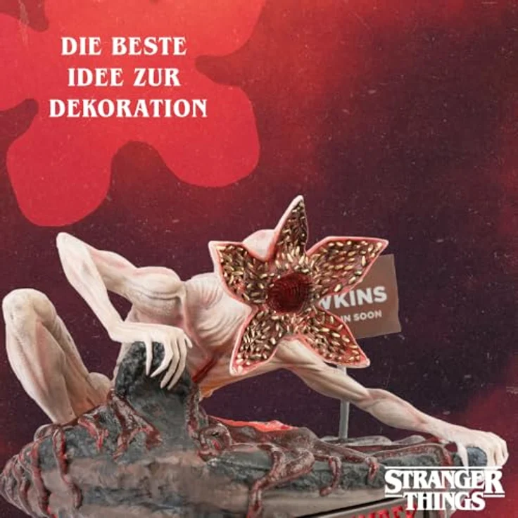 Grupo Erik Stranger Things Demogorgon 3D Ewiger Kalender, handbemalt aus Harz, immerwährendes Datumsmanagement, ideales Geschenk für Fans – Bild 4