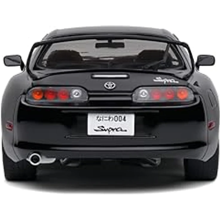Solido 1:18 Toyota Supra MK4 (A80), detailgetreues Die-cast Modellauto, schwarz – Bild 4