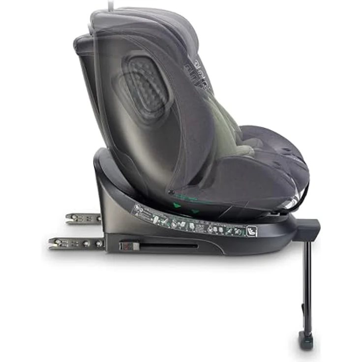 BabyGo Autokindersitz Move 360 I Size, 360-Grad-Rotation, Sicherheit und Komfort, blau – Bild 5