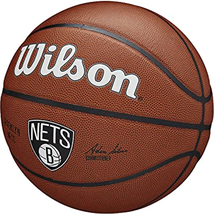 Wilson Basketball TEAM ALLIANCE, BROOKLYN NETS, Indoor/Outdoor, Mischleder, Größe: 7 – Bild 4