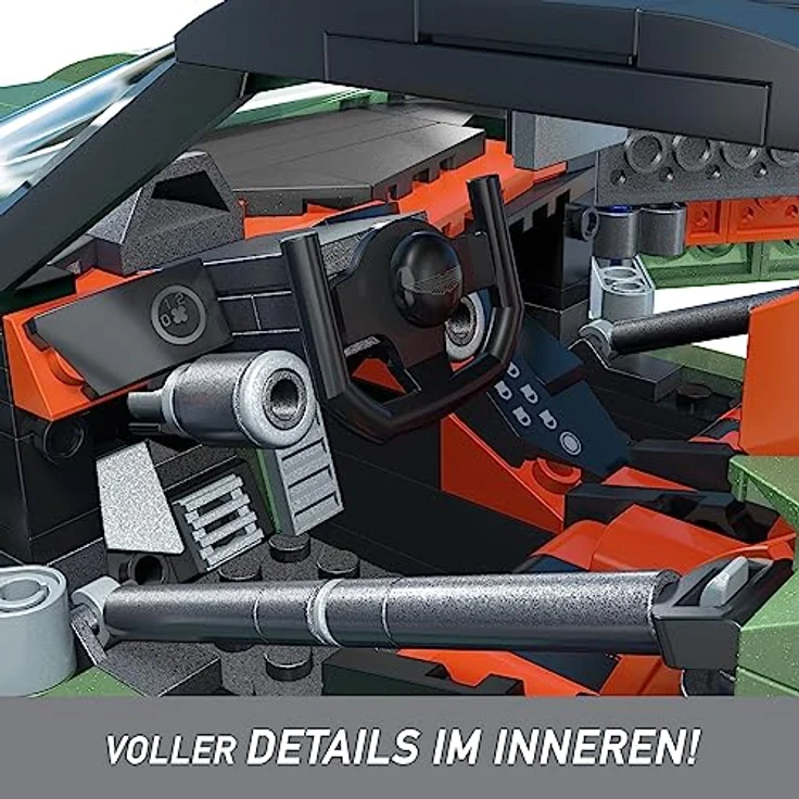 MEGA Hot Wheels Aston Martin Vulcan - Großes Bauspielzeug im Maßstab 1:18 mit 986 Teilen für Fans und Sammler, Die-Cast-Modell für Erwachsene, HMY97 – Bild 5