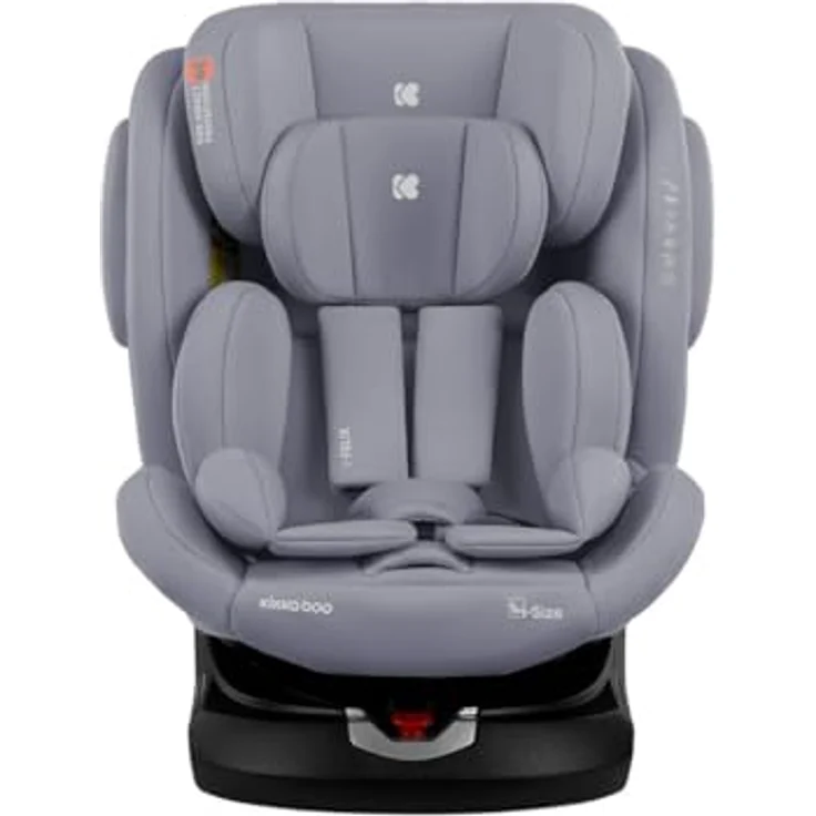 Kikkaboo Autokindersitz Kindersitz i-Felix i-Size, bis: 36 kg, (40-150cm) Isofix Top Tether 360 Grad Drehung, wählbarer Bezug – Bild 5