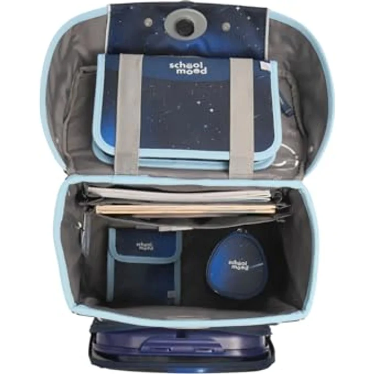 SCHOOL-MOOD® Schulranzen Champion Maxx Pro, Farbe Moritz, robuster Schulrucksack mit großzügigem Stauraum – Bild 7
