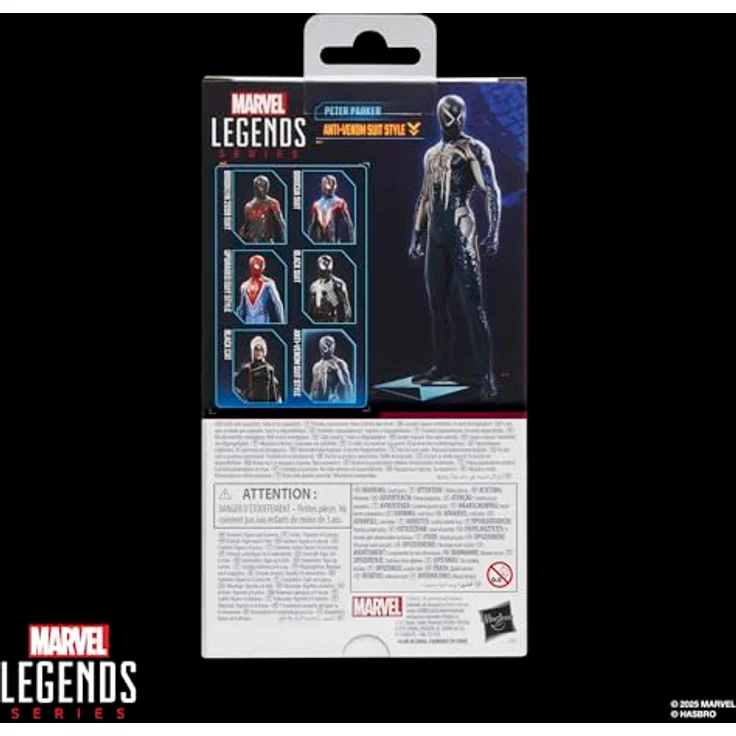 Hasbro Marvel Legends Peter Parker Actionfigur im Anti-Venom-Anzug-Stil, 15 cm, mit 6 Accessoires – Bild 11