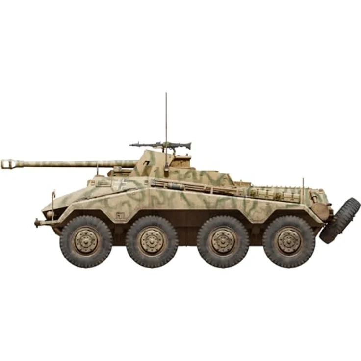 MiniArt Sd.Kfz. 234/4, Modellbausatz 1:35 mit 7,5 cm Kanone und 4 Besatzungsfiguren, detaillierte Nachbildung mit Fotoätzteilen und 4 Decal-Optionen – Bild 1