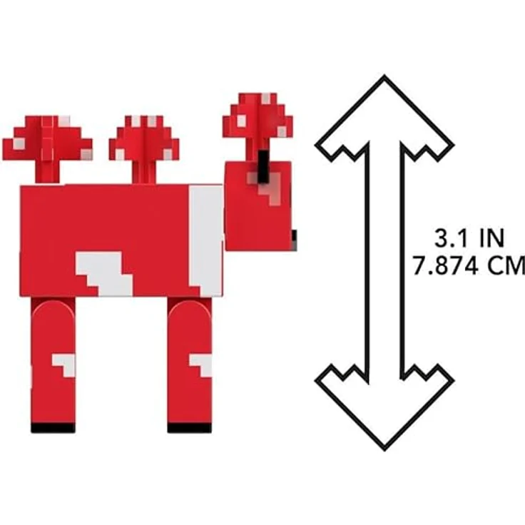 Mattel Minecraft Vanilla Actionfigur Pilz, 8,3 cm, beweglich mit Zubehör für Kinder ab 6 Jahren – Bild 3