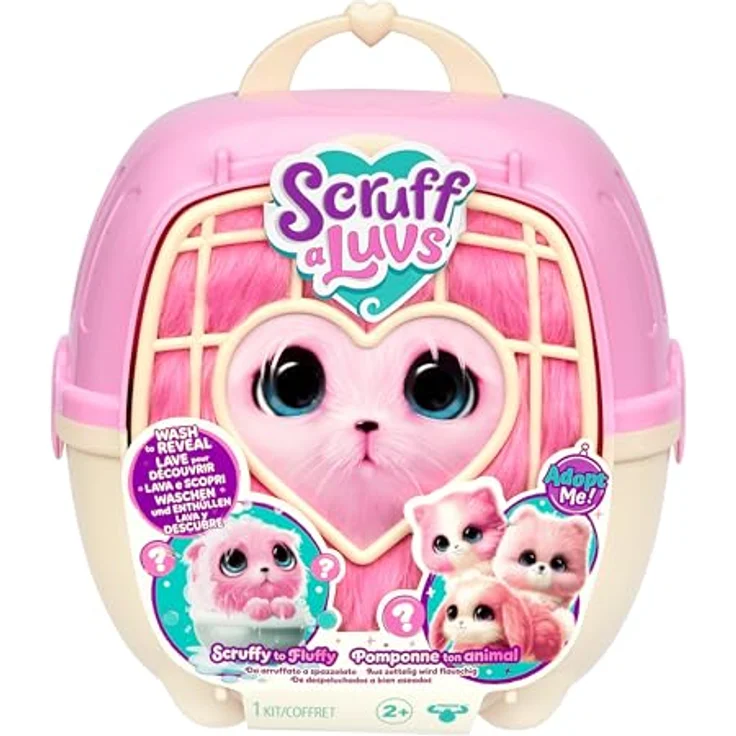Moose Toys Scruff a Luvs Plüschfigur - Flauschiges Tierchen zum Retten, pink – Bild 2