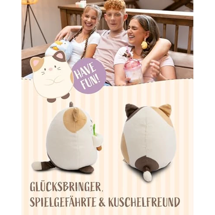 NICI mymochi Katze Angy mit Kaktus, ca. 27cm, Kuscheltier – Bild 5