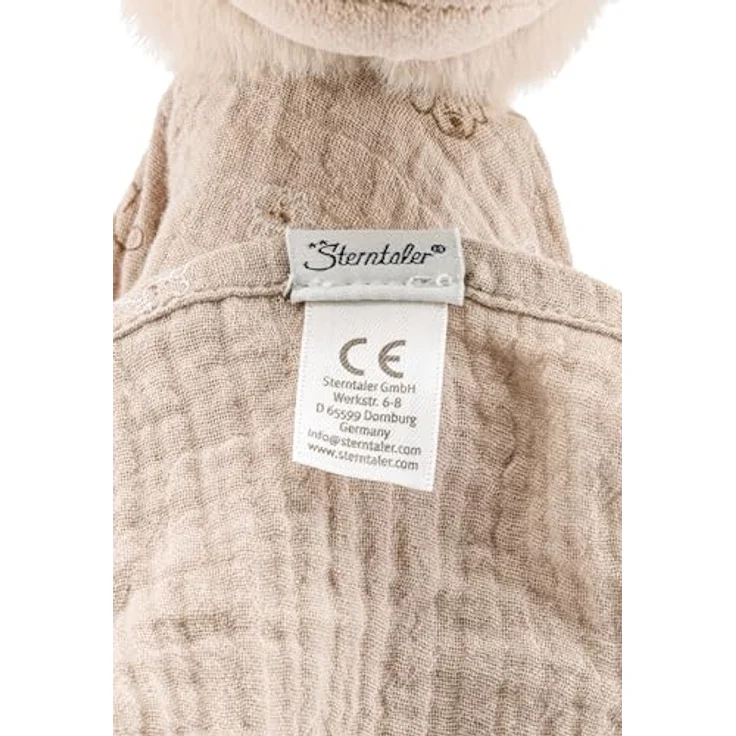 Sterntaler® Schmusetuch Hund Lucky, L, leichtes Musselin mit niedlichem Allover-Print, ideale Einschlafhilfe, pflegeleicht bei 40°C Waschmaschine – Bild 5