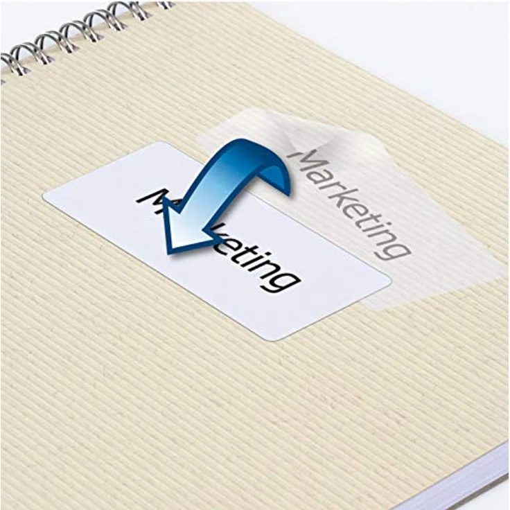 HERMA 10610 Vielzweck-Etiketten ablösbar, 480 Stück, 20 x 50 mm, 15 pro Bogen, selbstklebend, Haushaltsetiketten zum Beschriften, matt, blanko Papier Klebeetiketten Aufkleber, weiß – Bild 5