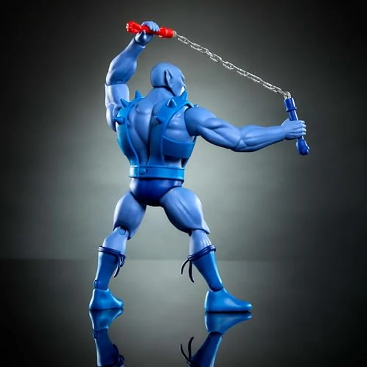 Masters of the Universe Origins Panthro, 14 cm bewegliche Actionfigur, abnehmbare Rüstung, Streitkolben, Axt und Mini-Comic, 1980er Crossover-Spielzeug, JFW97 – Bild 5