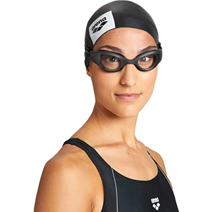 ARENA The One Anti-Fog Schwimmbrille Damen, Schwimmbrille mit Breiten Gläsern, UV-Schutz, Selbstjustierender Nasensteg, Orbit-Proof Dichtungen, Weiß (Smoke-White-Purple) – Bild 4
