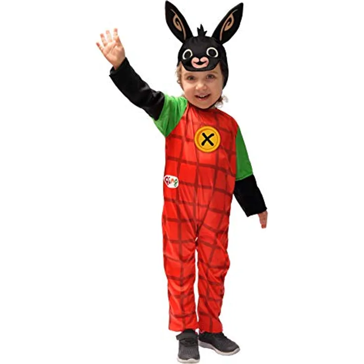 Bing Kanin-kostume (Heldragt og hovedbeklædning) - 2-3 år
