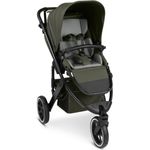 ABC Design Sportbuggy Salsa 5 Run, Jogging Kinderwagen mit Luftreifen und 5-Punkt-Gurtsystem, Avocado