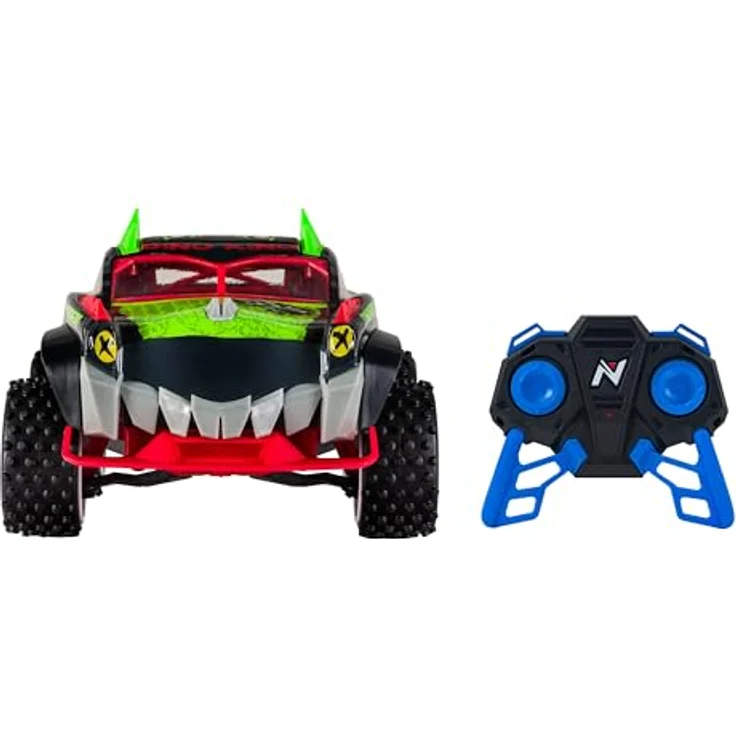 Nikko RC 10371 Dino Truck Ferngesteuertes RC Auto, Offroad Fahrzeug, LiFePo4-Akku, Bis 14 km/h, fährt auf Wasser, Schlamm und Schnee, Grün – Bild 4