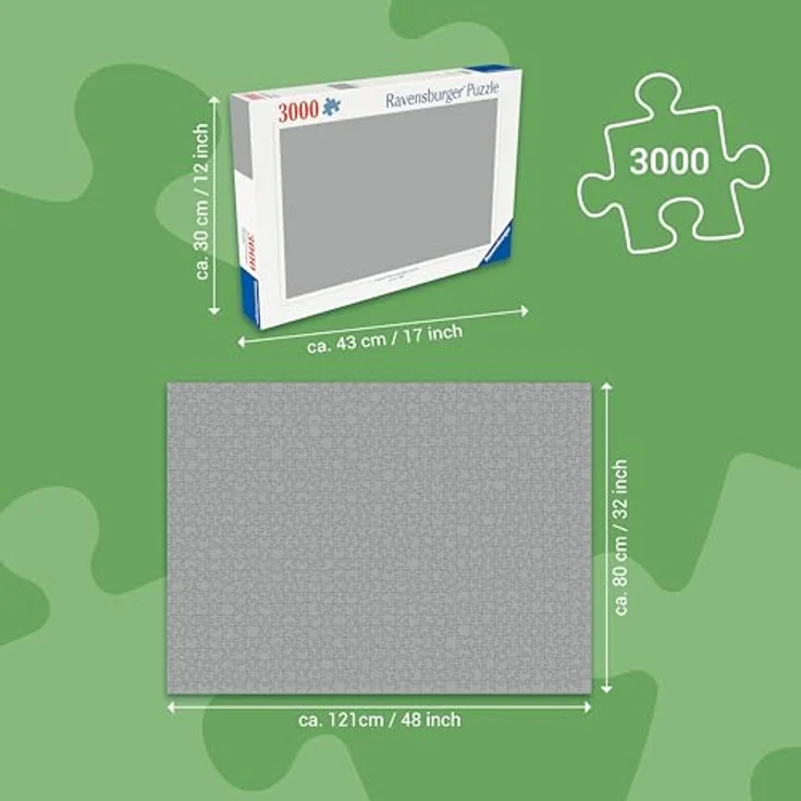 Ravensburger Puzzle 12001748, Panther im blühenden Dschungel, 3000 Teile, für Wildlife-Fans ab 14 Jahren, reflexfreies Puzzlebild und knickstabile Puzzleteile – Bild 4