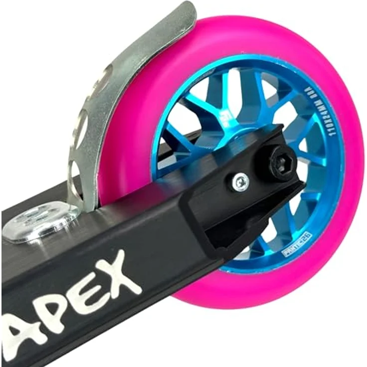 Fantic26 Spy7 Stunt-Scooter Rolle 110mm Abec11 Türkis/Pu Pink – Bild 6