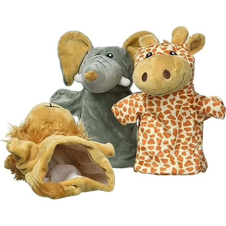 Goki 'Wilde Tiere' Handpuppen, 1 Stück, zufällige Auswahl – Bild 5