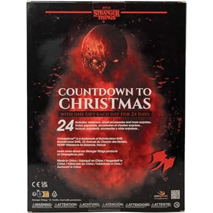 Cinereplicas Stranger Things Adventskalender 2024 - Offizielle Lizenz, Exklusive Geschenke inspiriert von der Erfolgsserie, bunt – Bild 3