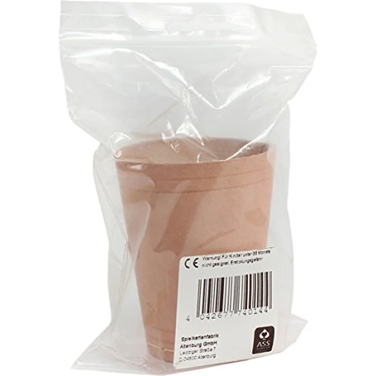ASS Altenburger 22574014 - Lederwürfelbecher, naturfarben – Bild 2