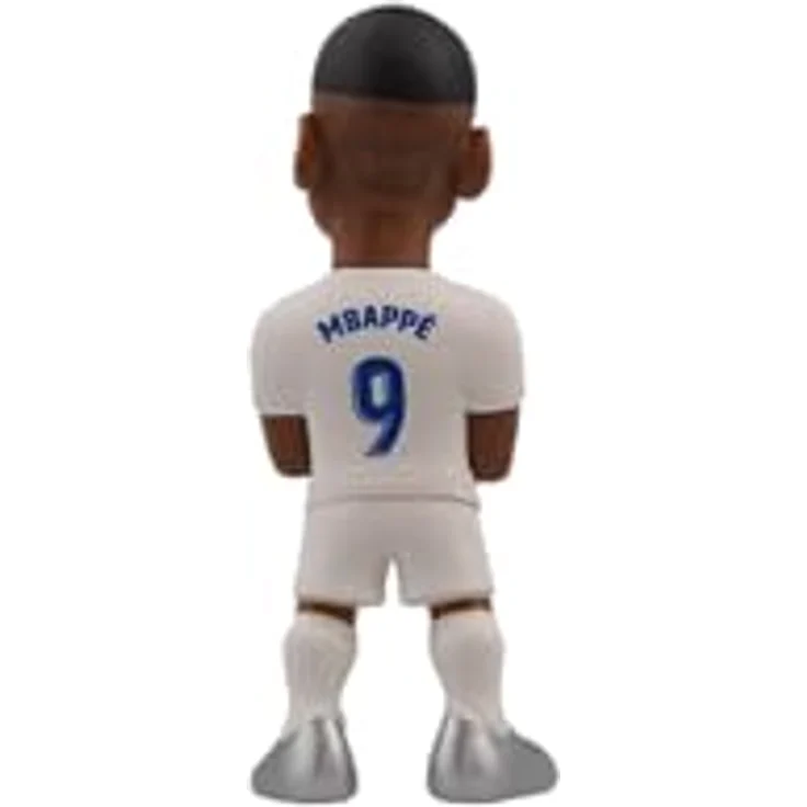 MINIX Fußball Stars #211 - Real Madrid - Mbappé 9 Sammelfigur 12 cm - Lizenz-Produkt PVC-Figur, Ausstellungsbox - 12 cm - Offizielle Real Madrid Lizenz – Bild 3