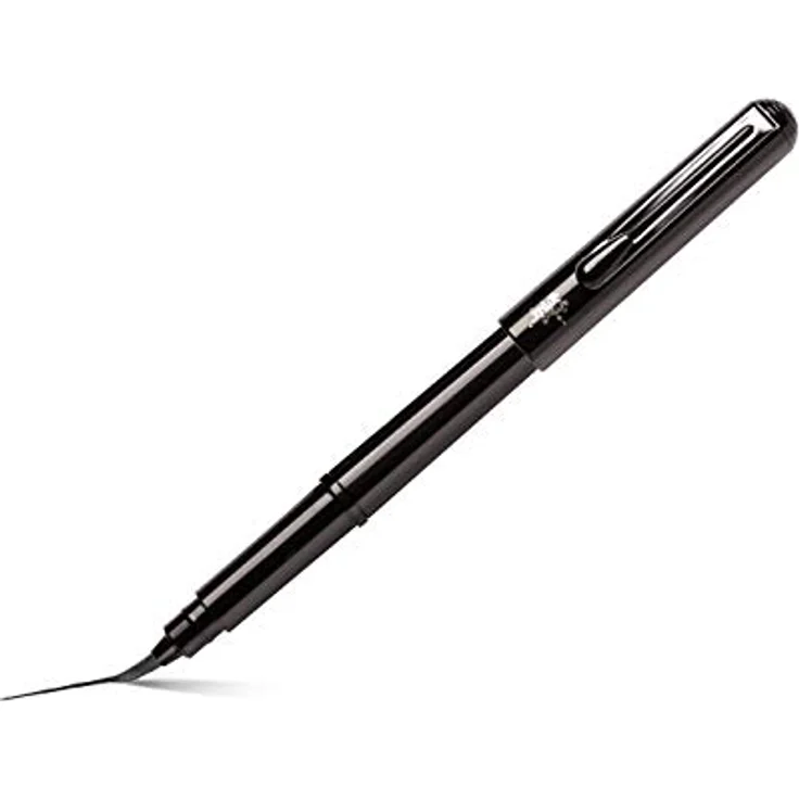Pentel XGFKP/FP10 - Pocket Brush Blister-Pack Pinselstift mit 2 Patronen, schwarz – Bild 4