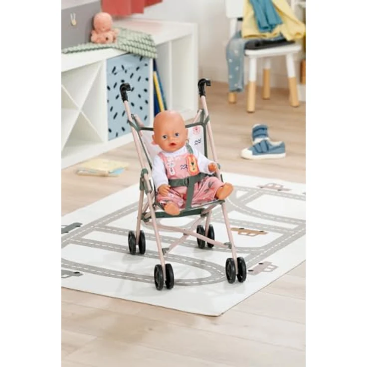 Baby Born Puppenbuggy Dschungel-Design, mit Tasche – Bild 2
