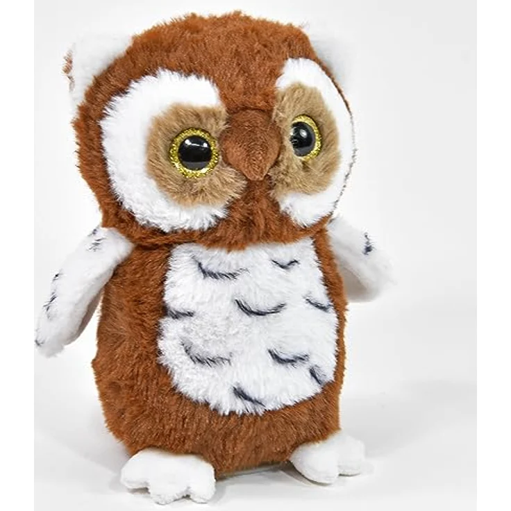 Kögler Labertier Eule Hedwig äfft Alles nach Kuscheltier Plüschtier Braun 18 cm – Bild 5