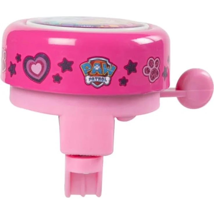 PAW PATROL Pfote Patrouille, rosa Metallfahrradklingel mit Paw Patrol-Grafiken, inklusive Montageschrauben – Bild 3