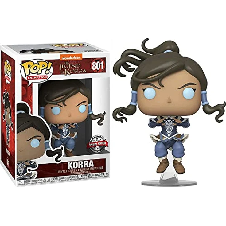 Funko Pop The Legend of Korra 801, Korra in Avatar State Special Edition, Sammelfigur 9,5 cm hoch, importiert – Bild 4