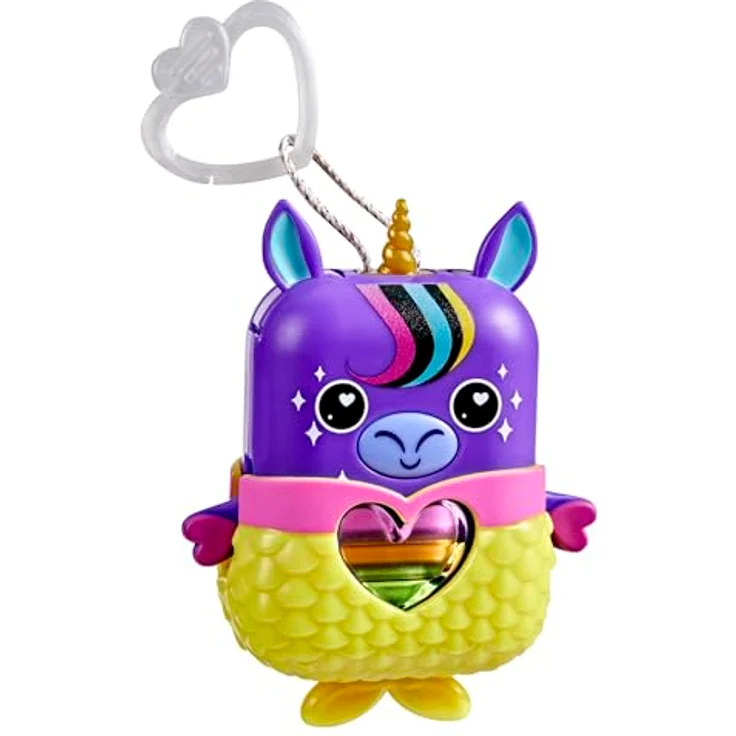 Nano-Mals Stardream, elektronisches Einhorn Fidget-Tierchen mit farbwechselnder Herzanzeige und ansteckbarem Outfit, Taschenformat – Bild 8