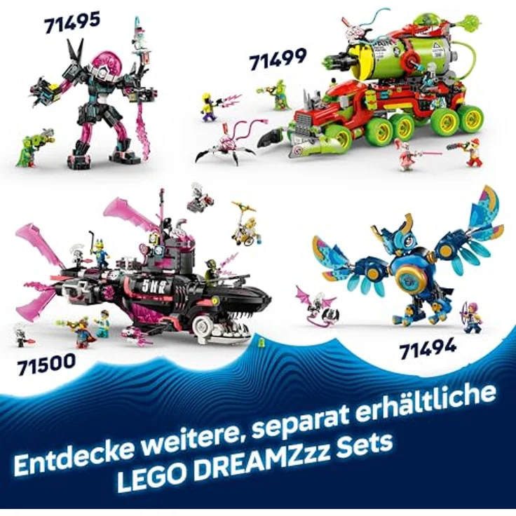 LEGO DREAMZzz 71492 Mateos Feuer-Chamäleon Bausatz, 2-in-1 Set mit beweglichen Teilen und Minifiguren, mehrfarbig – Bild 7