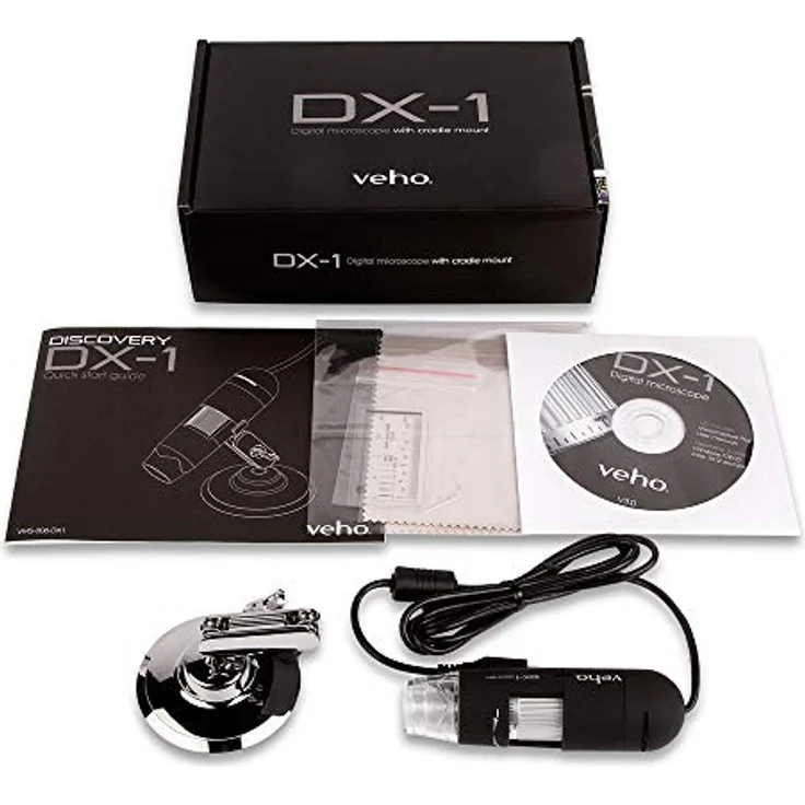 veho VMS-006-DX1, USB-Mikroskop mit 200-facher Vergrößerung, 2-Megapixel HD, Schnappschuss- und Videoaufzeichnung, Aluminium-Stativ – Bild 8