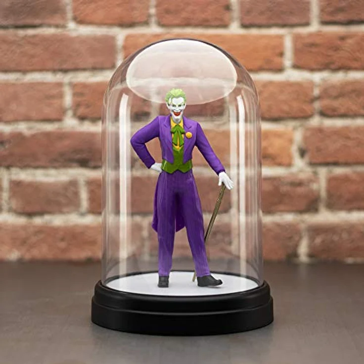 EPEE Merch - DC Comics Joker LED Glaskuppel-Leuchte mit Berührungsschalter, ca. 20 cm hoch, USB-Anschluss – Bild 4