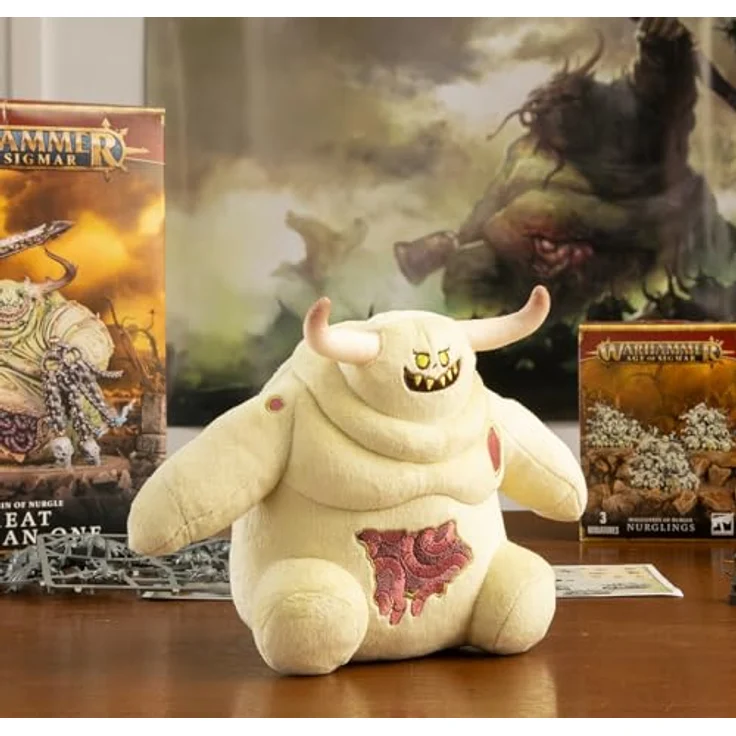 Tomy Warhammer Plüschfigur Nurgling: Little Unclean One, 18 cm Kuscheltier – Bild 5