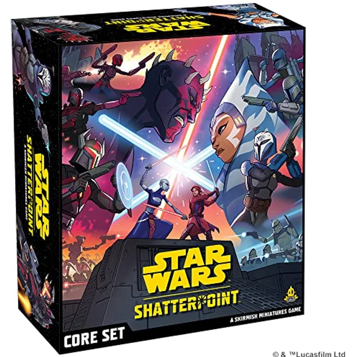 Atomic Mass Games Star Wars Shatterpoint Core Set, Miniaturen Spiel mit 16 Miniaturen, einzigartigem Kampfsystem und Zubehör – Bild 1