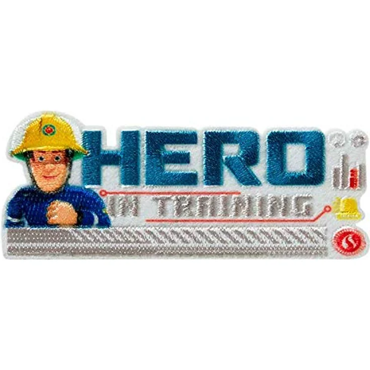 Mono-Quick 367 Fireman Sam Patches, 5-teiliges Set zum Aufbügeln und Aufkleben aus mehrfarbigem Polyester – Bild 5