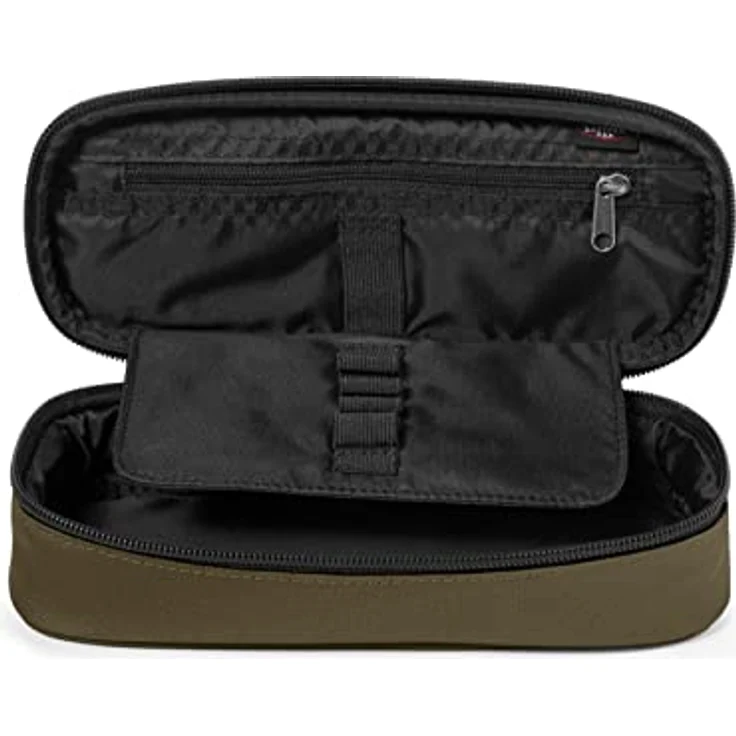 EASTPAK OVAL Single Federmäppchen, platzsparendes Mäppchen mit 1 Fach, aus 100% Nylon, Army Olive (Grün) – Bild 2
