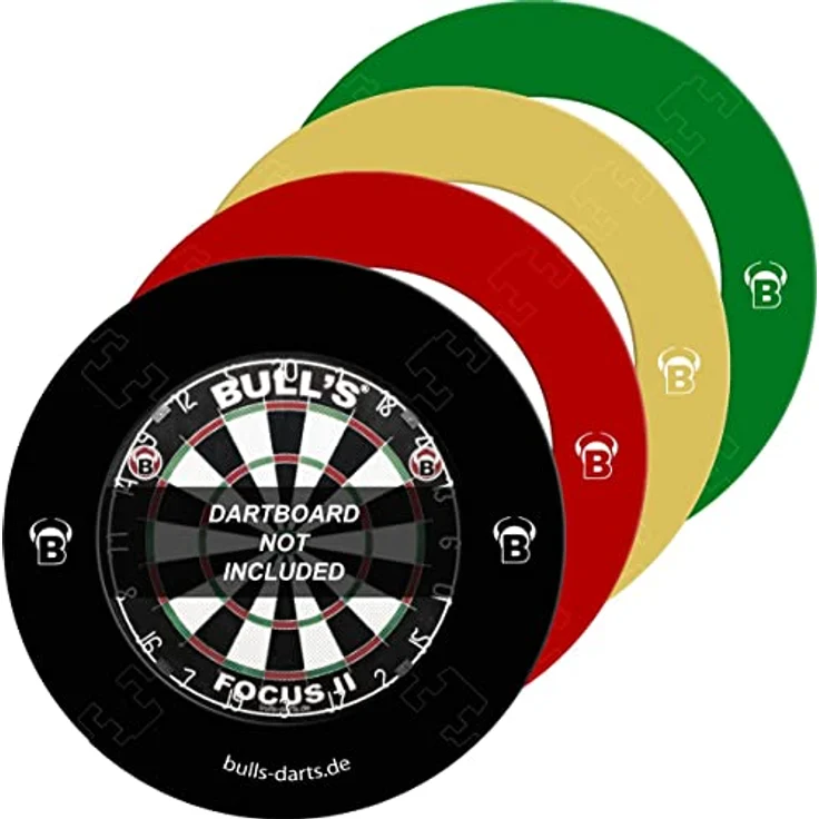 BULL'S Quarterback EVA Dart Board Surround schwarz – Bild 2
