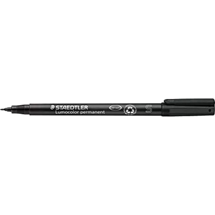 STAEDTLER Marker für Fotografie Lumocolor permanent, zur Beschriftung von Fotos und Fotobüchern, wisch- und wasserfest, lichtbeständig, Schwarz, Linienbreite S ca. 0,4 mm, 313-9 BK-1 – Bild 3