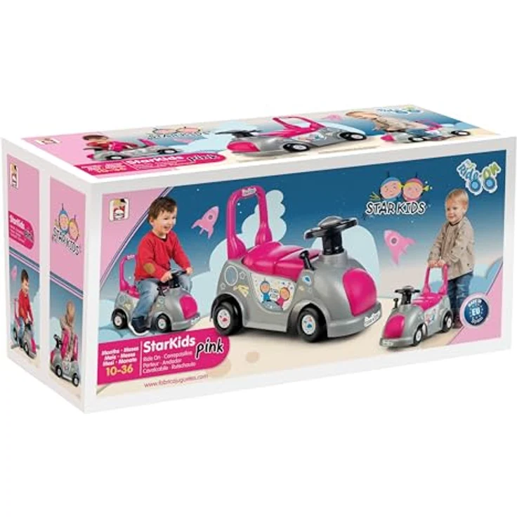 Chicos Starkids Pink, Kinder Laufrad ab 1 Jahr, Rutschfahrzeug und Gehhilfe, mit Stauraum, für 10-36 Monate – Bild 4