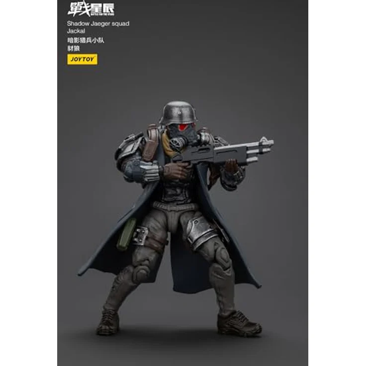 Joy Toy Battle For the Stars Actionfigur Shadow Jaeger Squad Jackal, 16 cm, hochdetailliert und voll beweglich mit austauschbaren Händen und Waffenaccessoires – Bild 14
