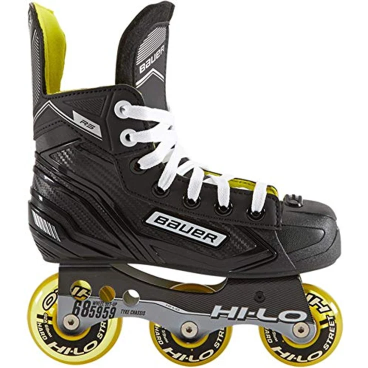 Bauer INLINEHOCKEY Skate RS - Youth, Größe:13Y = 31, Rollschuhe in Schwarz von Bauer – Bild 2