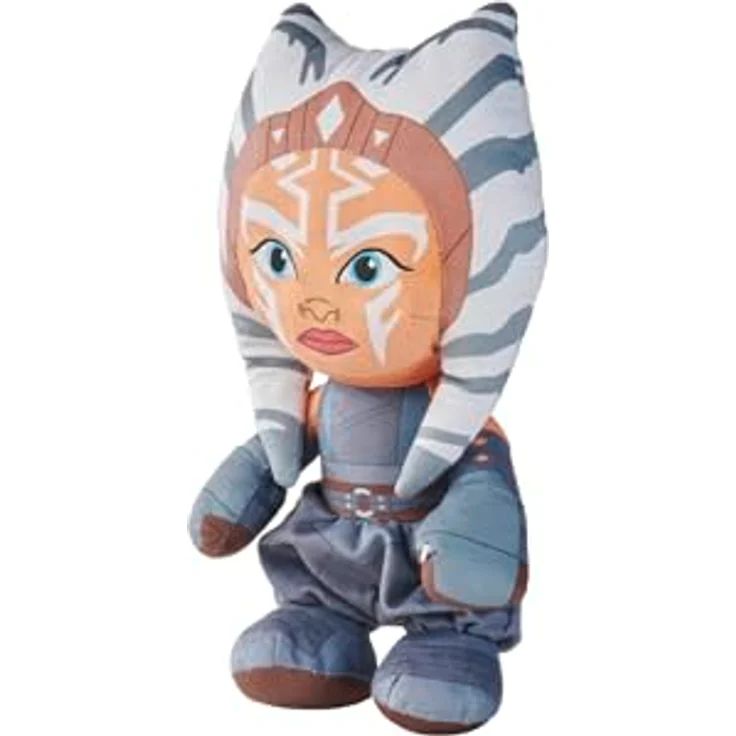 Simba Toys Star Wars Ahsoka Plüschtier, 25 cm große Kuschelfigur mit hochwertiger Verarbeitung und detaillierter Gestaltung – Bild 2