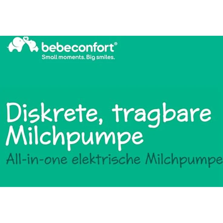 Bebeconfort Diskrete Milchpumpe Handsfree, elektrische, leise Milchpumpe mit 3 Pumpmodi, 15 Saugstufen, langlebigem Akku und 210 ml Behälter – Bild 2