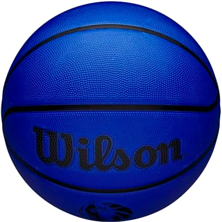 Wilson NBA Team Tribute Solid Basketball, Dallas Mavericks, drei Schichten Konstruktion mit eingearbeitetem Design – Bild 5