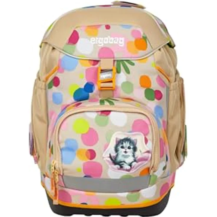ergobag Pack Set, ergonomischer Schulranzen flexibel 6-teilig, für 1. Klasse Grundschule, mit höhenverstellbarem Tragesystem, stabiler wasserdichter Bodenwanne und individualisierbaren Kletties – Bild 2